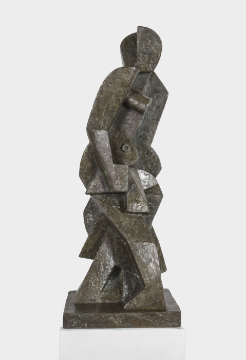 Jacques Lipchitz  Baigneuse (Bather), 1917  bronze  ed. 6 of 7  34 7/8 x 13 1/4 x 12 3/4 in.  88.6 x 33.7 x 32.4 cm