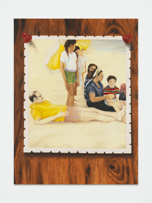 Nada Elkawaay, Bianchi, 2019, oil on canvas, 59 x 78.625 in, 150 x 200cm