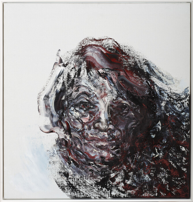 Hambling, Henrietta, 2023, oil on canvas, 91.4 x 38 cm, 36 x 15 in